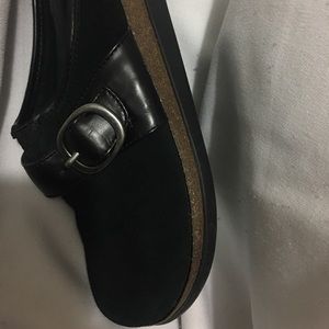 Eurostep Delorean Women’s Black Suede Slip on Shoes 6M